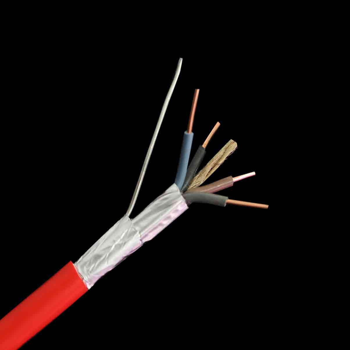 کابل سیلیکونی افشان قلع اندود فویل و درین وایر0.5+ 1.5*4 آگر