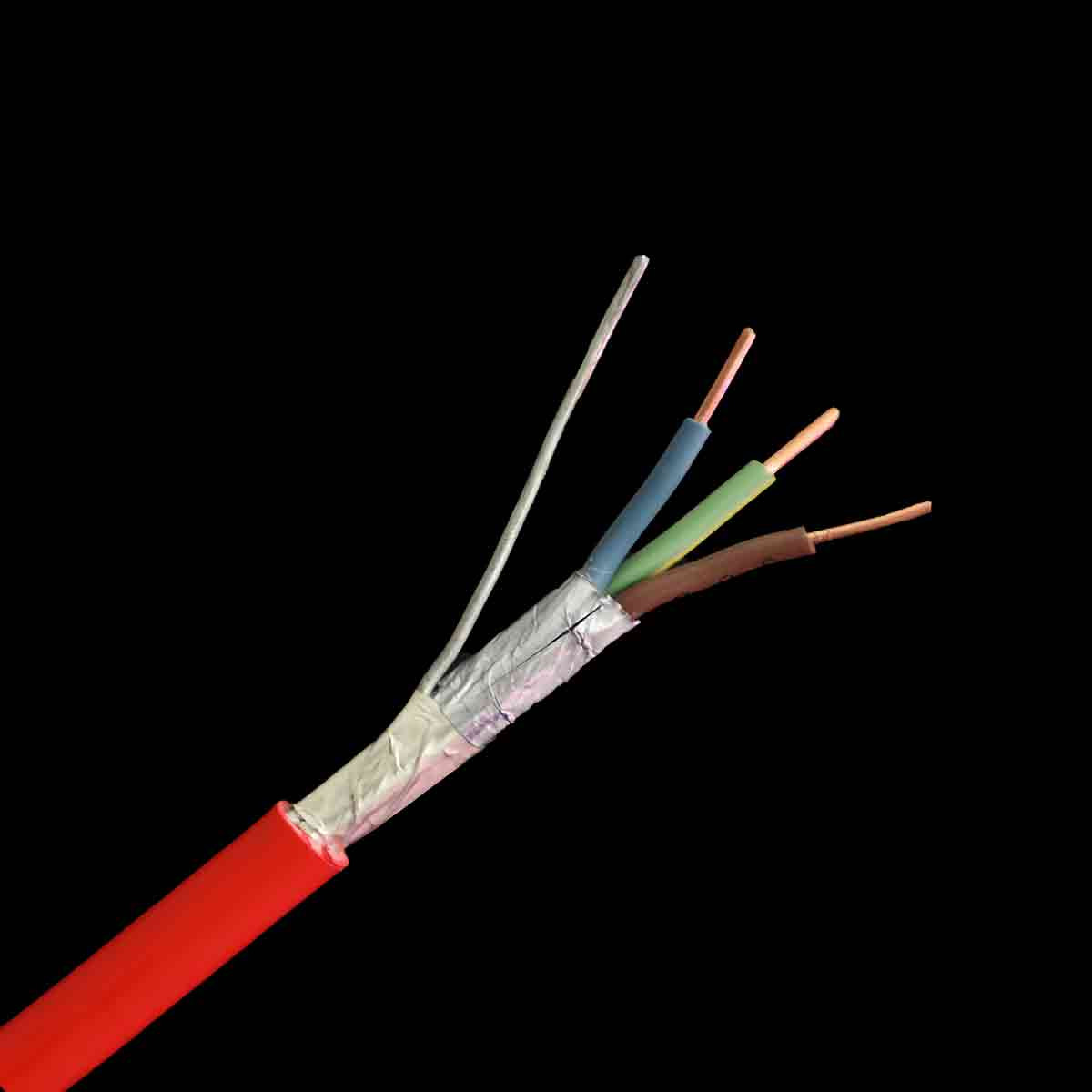 کابل سیلیکونی افشان قلع اندود فویل و درین وایر0.5+ 1.5*3